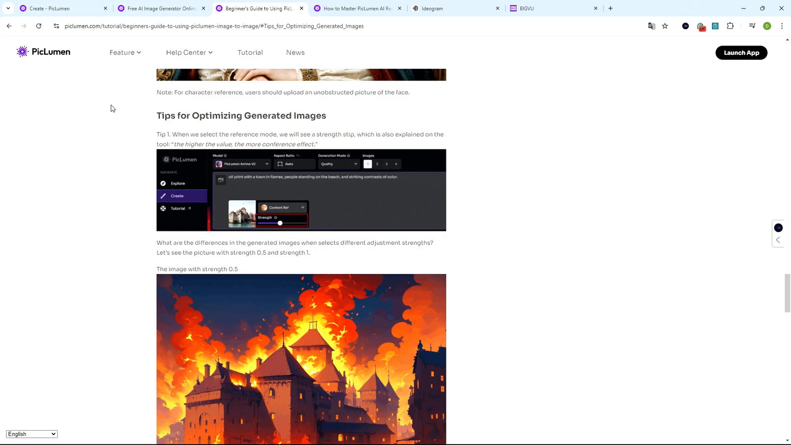 Tutoriales y recursos disponibles en PicLumen